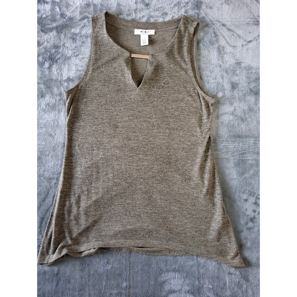 Women's White House Black Market Size Small Tank Top Shirt Green Casual... - Picture 1 of 11